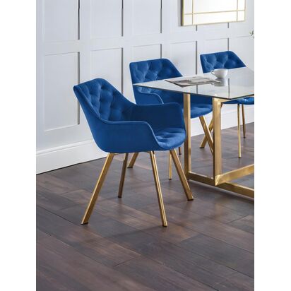 Set Of 2 Lorenzo Dining Chairs - Blue