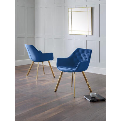 Set Of 2 Lorenzo Dining Chairs - Blue