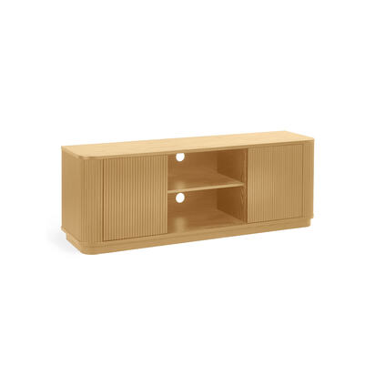 Louis Light Oak Effect Fluted TV Unit