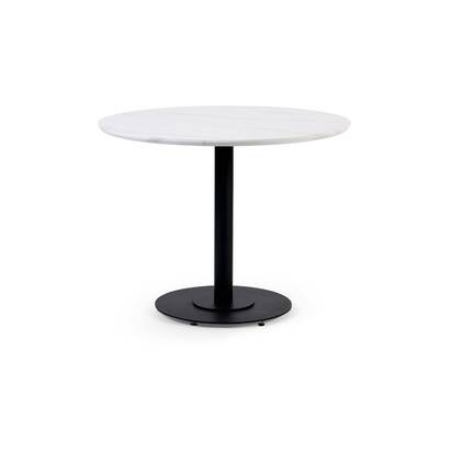 Luca 100cm Round Dining Table White