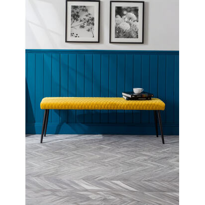 Luxe Low Bench - Mustard