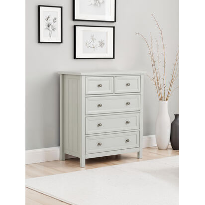 Maine 3 + 2 Drawer Chest - Dove Grey