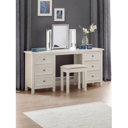 Maine Dressing Table - Surf White