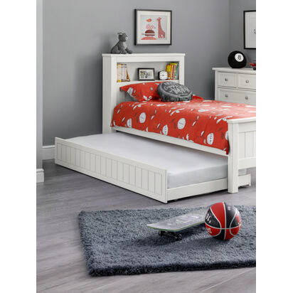 Maine 90cm Single White Underbed Trundle Drawer