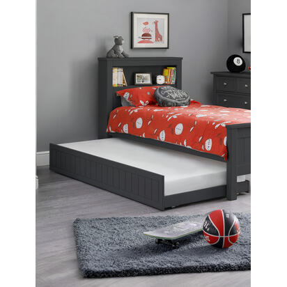 Maine 90cm Single Anthracite Black Underbed Trundle Drawer