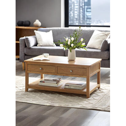Mallory Coffee Table with 2 Drawers