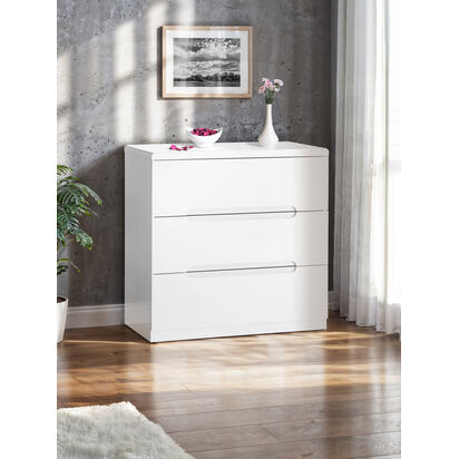 Manhattan 3 Drawer Chest - White