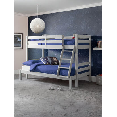 Merlin 90cm Single Grey Triple Sleeper Bunk Bed