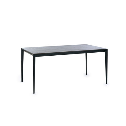 Miami Rectangular Stone Top Dining Table - Slate Grey