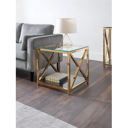 Miami Lamp Table - Gold