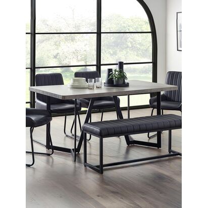 Miller Concrete Effect Dining Table