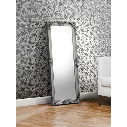 Rococo Pewter Lean-To Dress Mirror