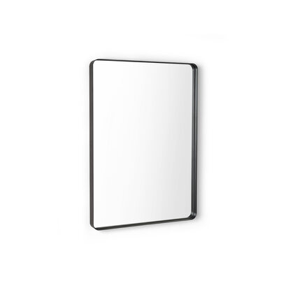 Jaya Black Frame Rectangular Wall Mirror