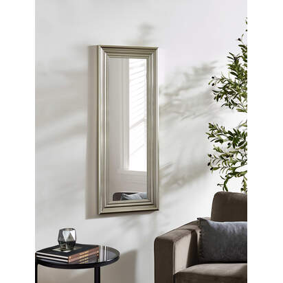 Tokyo Pewter Tall Rectangular Dressing Mirror