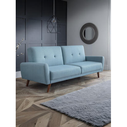 Monza Fabric Sofa Bed - Blue