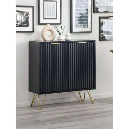 Murano Compact Sideboard - Matt Black