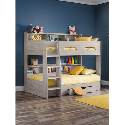 Orion 90cm Single Grey Oak Effect Bunk Bed