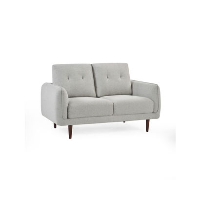 Remy 2 Seater Light Grey Fabric Sofa