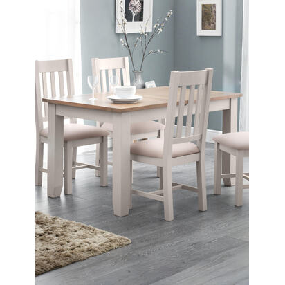 Richmond Extending Dining Table - Elephant Grey/Pale Oak
