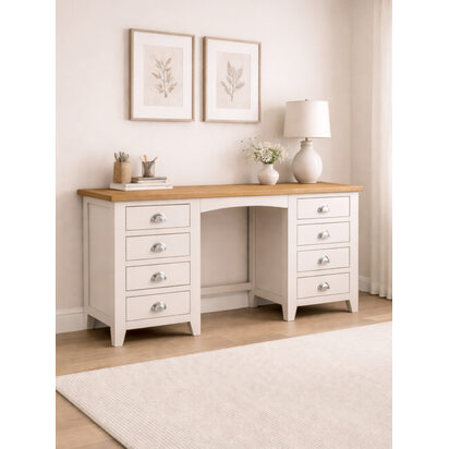 Richmond Twin Pedestal Dressing Table