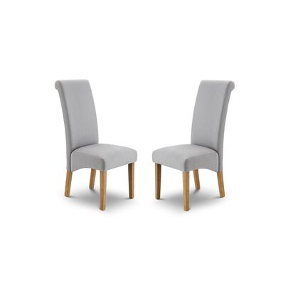 Set Of 2 Rio Scrollback Fabric Chairs