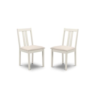Set Of 2 Rufford Ivory Chairs