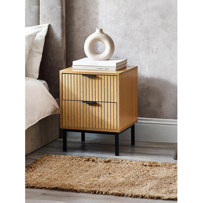 Sia 2 Drawer Bedside