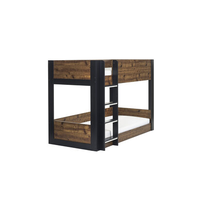 Solomon 90cm Single Rustic Wood Effect Bunk Bed
