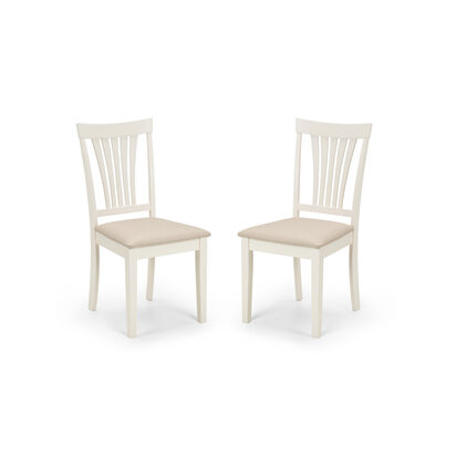Set Of 2 Stanmore Ivory Chairs