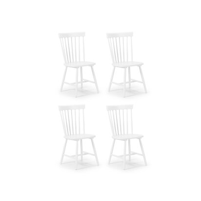 Set Of 4 Torino White Chairs