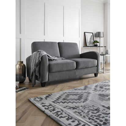 Vivo 2 Seater Sofa In Dusk Grey Chenille