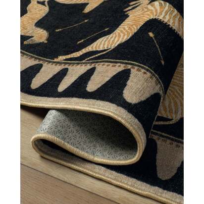 Zebras Black & Natural Rug by Scalamandré - 185 x 275 cm - All-In-One Rug