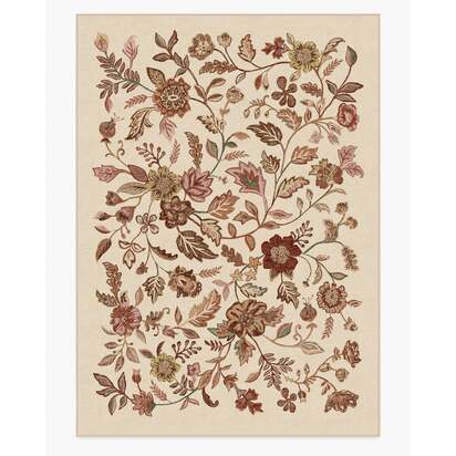 Anonna Burgundy Multicolor Rug - 305 x 425 cm - All-In-One Rug