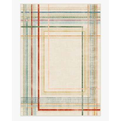 Callie Cream Multicolour Rug - 305 x 425 cm - All-In-One Rug