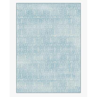 Palmetto Coastal Blue Rug by Gray Malin - 305 x 425 cm - All-In-One Rug