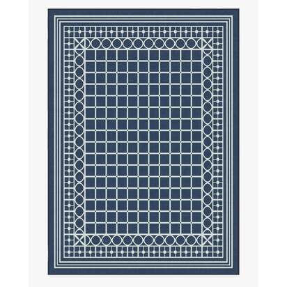 Palm Beach Navy Rug by Gray Malin - 305 x 425 cm - All-In-One Rug