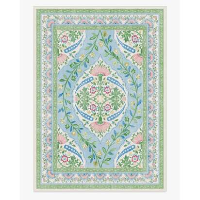 Skye Blue Multicolour Rug by Mrs. Alice - 305 x 425 cm - All-In-One Rug
