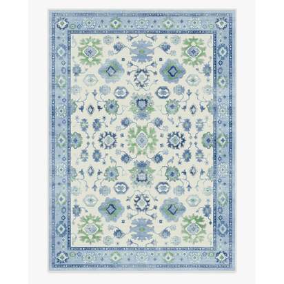 Serena Blue Rug by Mrs. Alice - 305 x 425 cm - All-In-One Rug