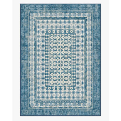 Cyrus Ocean and Ivory Rug - 305 x 425 cm - All-In-One Rug