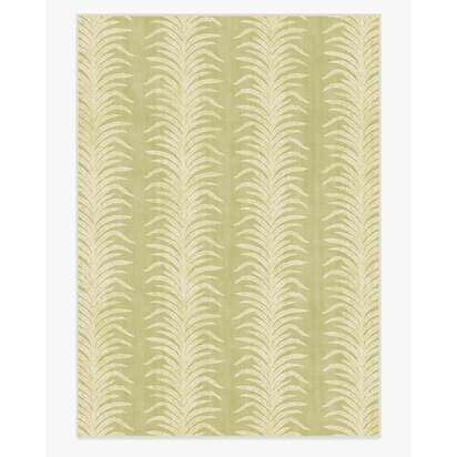 Tree Fern Matcha Green Rug by Sanderson - 305 x 425 cm - All-In-One Rug