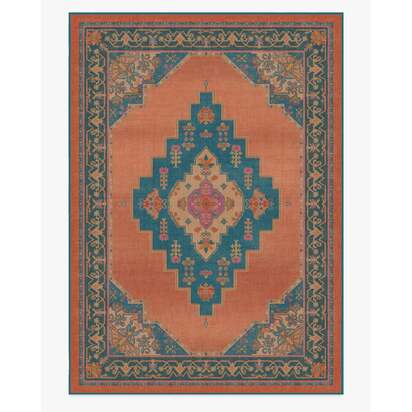 Sunset Bazaar Tropic Coral Rug by Matthew Williamson - 305 x 425 cm - All-In-One Rug