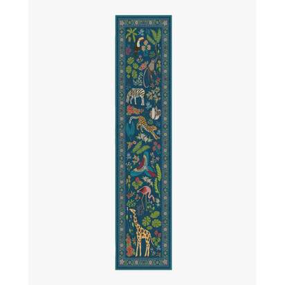 Jingle Jungle Royal Blue Rug by Iris Apfel - 305 x 425 cm - All-In-One Rug