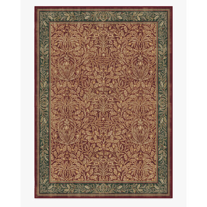 Acorn Amber Red Rug by Morris & Co. - 305 x 425 cm - All-In-One Rug
