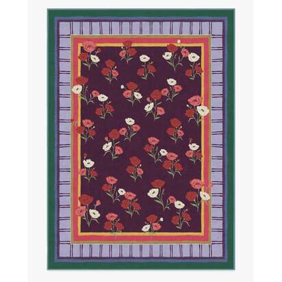 Ambroeus Royal Plum Rug by Iris Apfel - 305 x 425 cm - All-In-One Rug