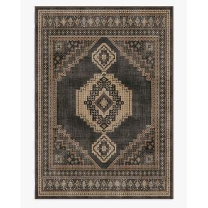 Rayne Charcoal & Tan Rug - 305 x 425 cm - All-In-One Rug