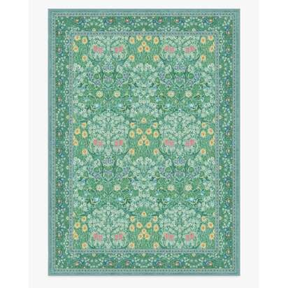 Blackthorn Multicolour Jade Rug by Morris & Co. - 305 x 425 cm - All-In-One Rug