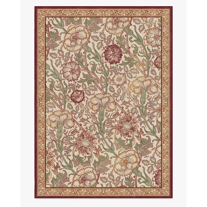 Pink & Rose Burgundy Rug by Morris & Co. - 305 x 425 cm - All-In-One Rug