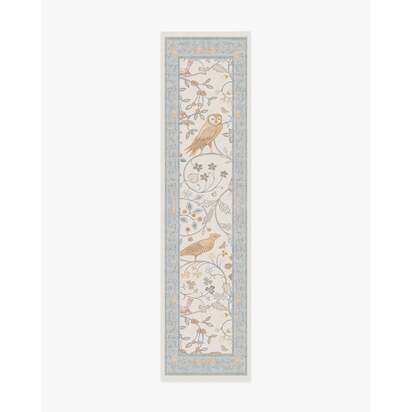 Newill Ivory & Blue Rug by Morris & Co. - 305 x 425 cm - All-In-One Rug
