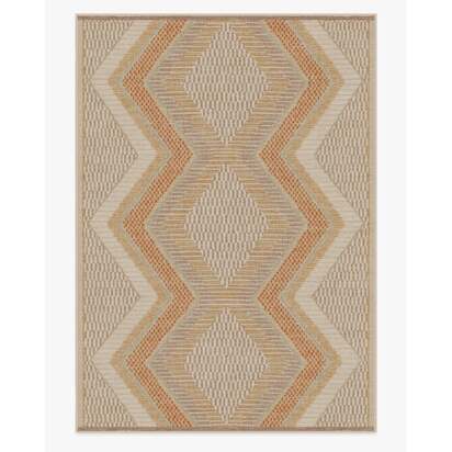 Etta Natural & Terra Rug by Jungalow - 305 x 425 cm - All-In-One Rug