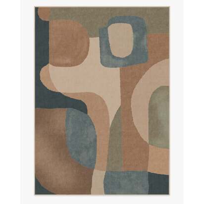 Sonia Sand & Ocean Rug by Jungalow - 305 x 425 cm - All-In-One Rug